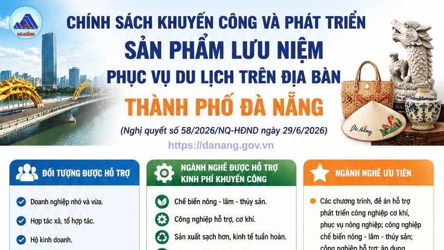 [Infographic] – Nhiều chính sách hỗ trợ sản xuất sản phẩm lưu niệm phục vụ du lịch