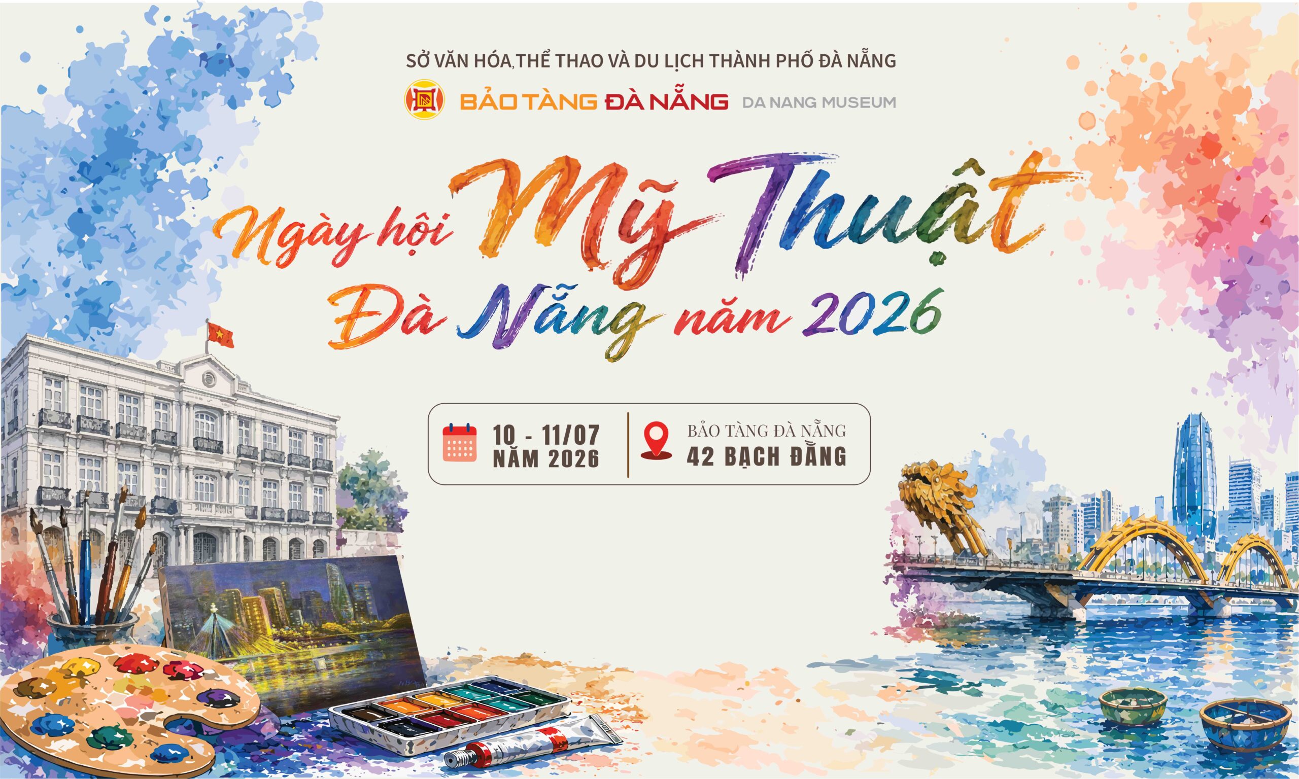 Ngày hội Mỹ thuật Đà Nẵng 2026 – Không gian sáng tạo và trải nghiệm nghệ thuật bên bờ sông Hàn
