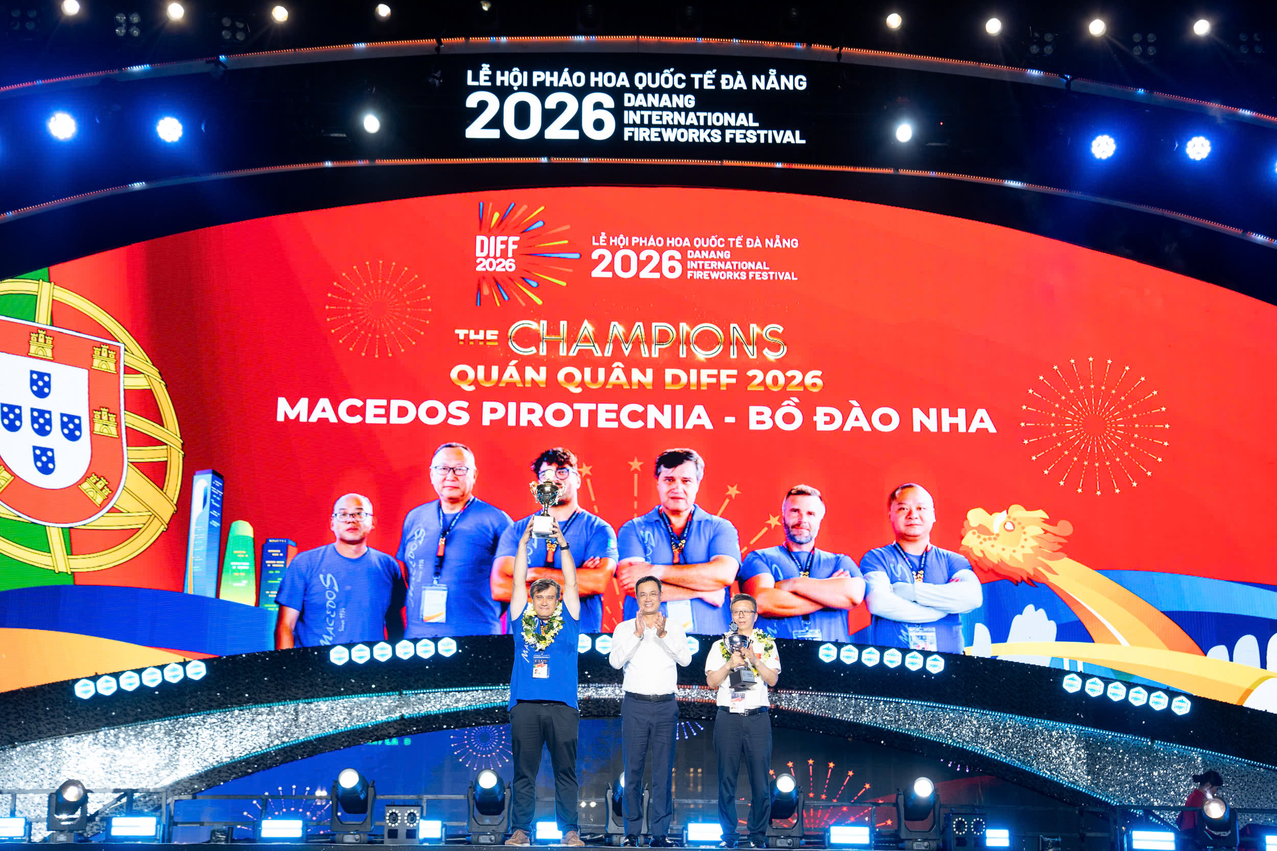 Bồ Đào Nha lên ngôi vương Lễ hội pháo hoa Quốc tế Đà Nẵng 2026