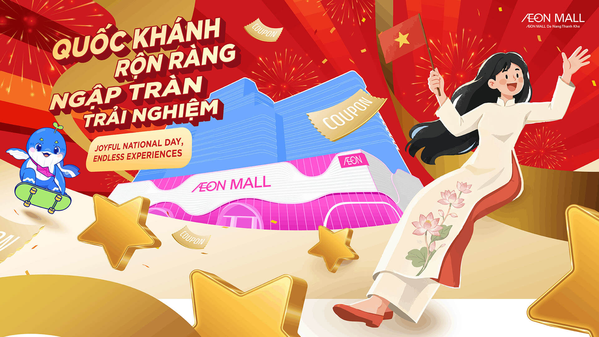 Chuỗi Sự Kiện Chào Mừng Quốc Khánh 2/9 Tại AEON MALL Đà Nẵng Thanh Khê