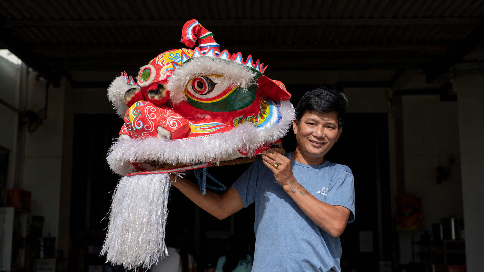 Chạm vào bản sắc Trung thu qua nghề làm đầu lân, thiên cẩu tại Hội An