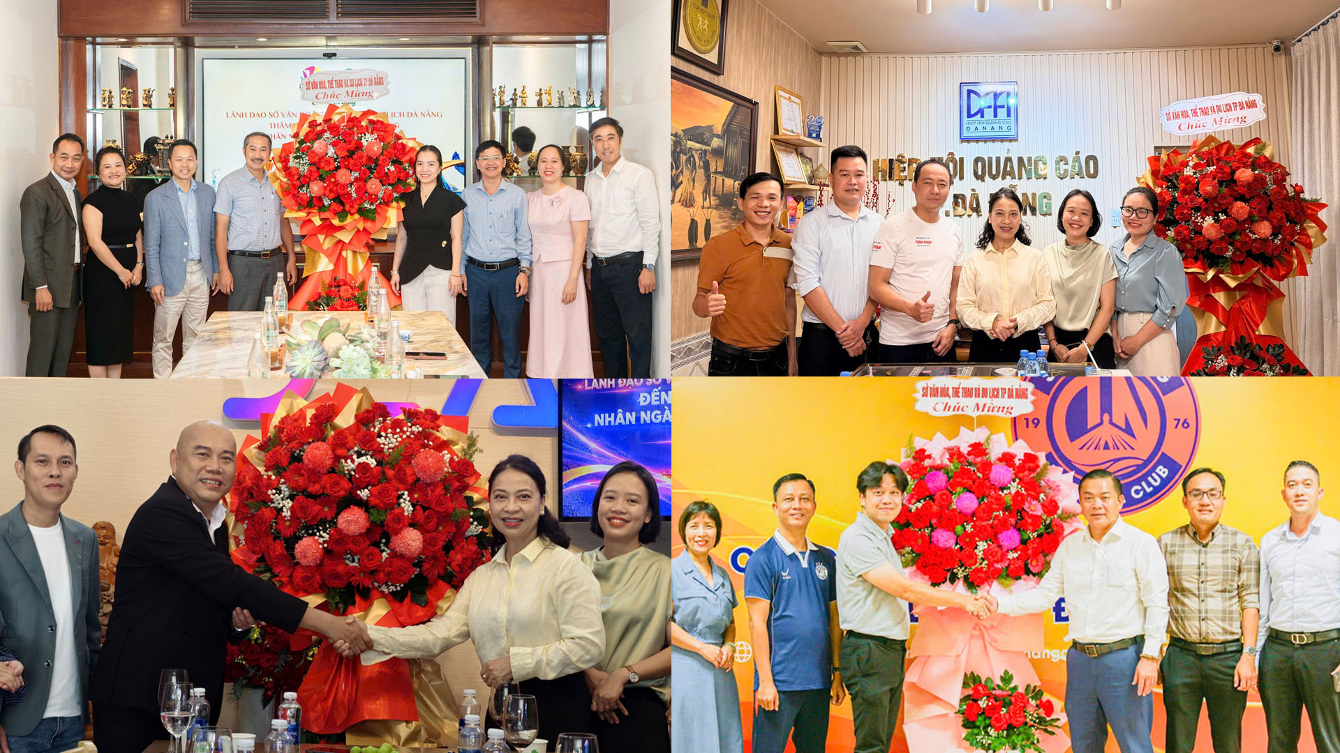 Sở Văn hóa, Thể thao và Du lịch Đà Nẵng thăm, chúc mừng các đơn vị nhân Ngày Doanh nhân Việt Nam 13/10