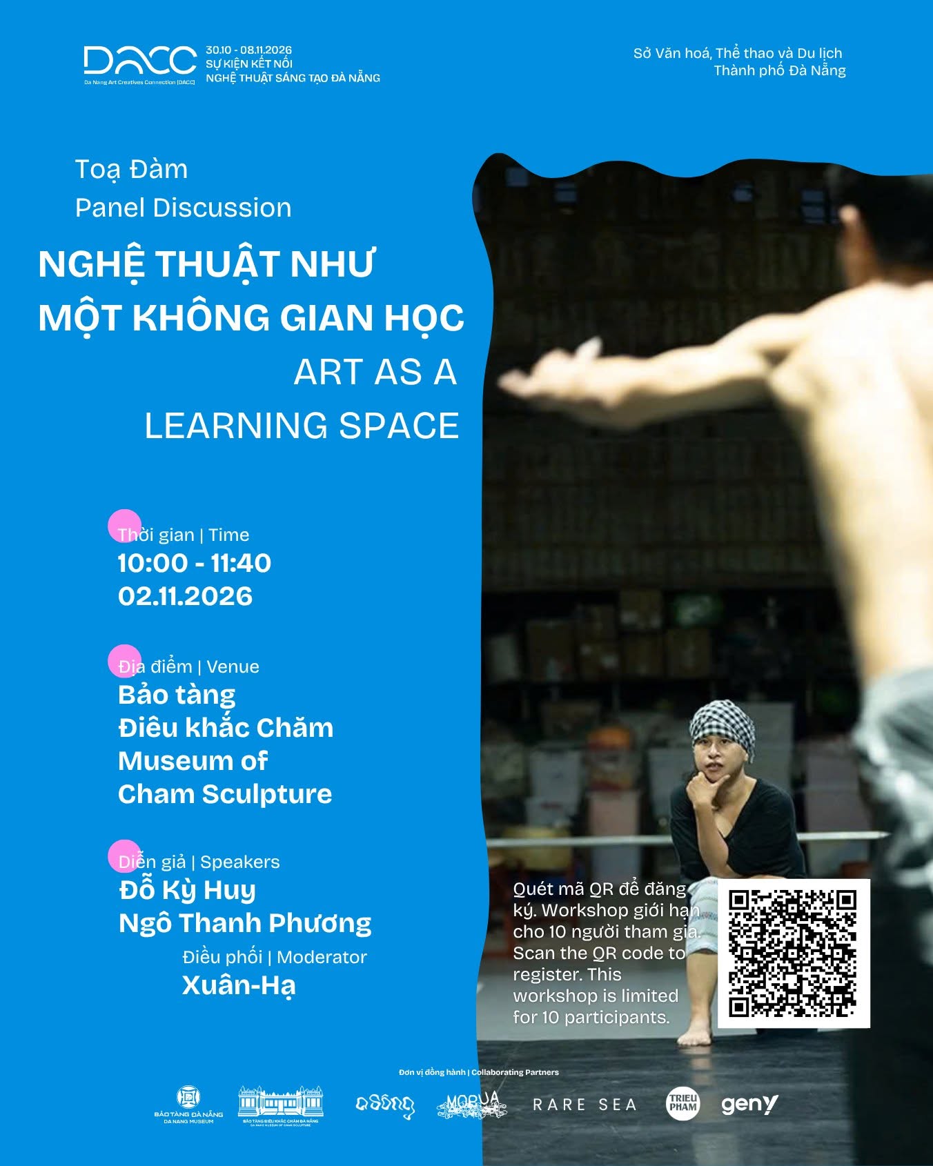 Tọa đàm “Nghệ thuật như một không gian học” tại DACC 2026