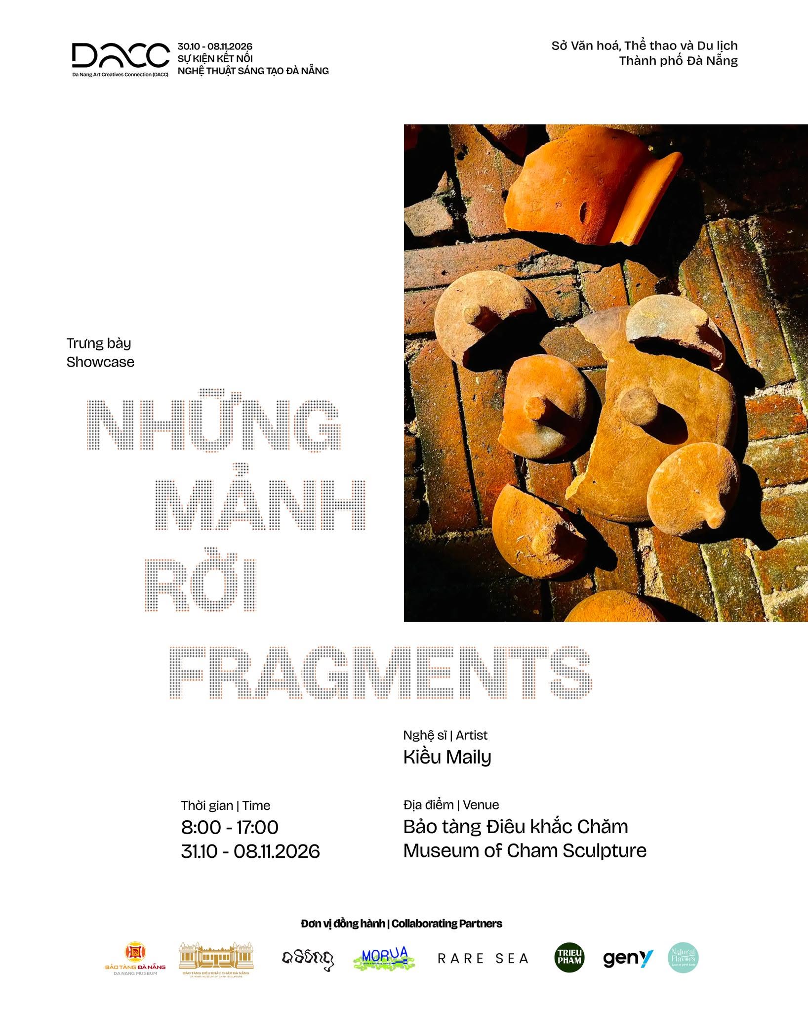 Installation display “Fragments” at DACC 2026