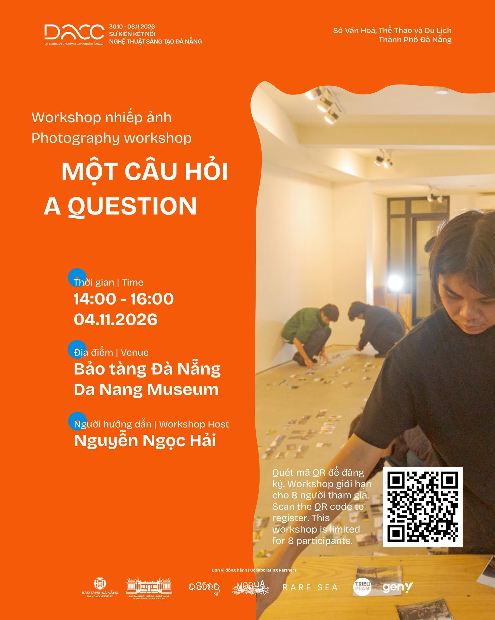 Workshop nhiếp ảnh “Một câu hỏi” tại DACC 2026